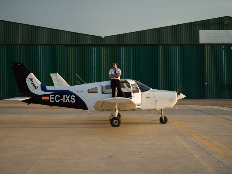 piloto privado y avión